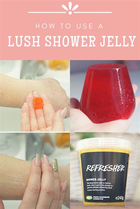 How To Use LUSH Shower Jellies